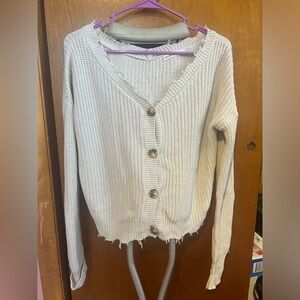 Moon & Maddison button up sweater